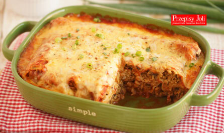 cannelloni z mięsem mielonym i pieczarkami
